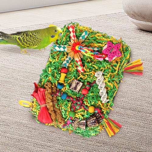 Bird Toys Parakeet Toys (Colorful with Starfruit(2PCS))
