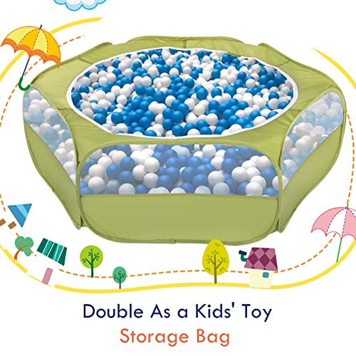 Small Animal Playpen with Zippered Cover (A-Green)