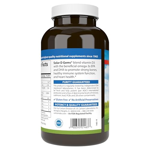 Solar D Gems 4000 IU (360 Count (Pack of 1))