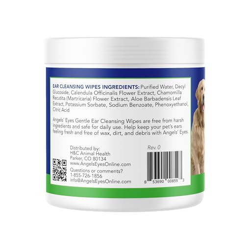 Dog & Cat Ear Wipes 100ct (100 Count (Pack of 1) / Ear Wipes)