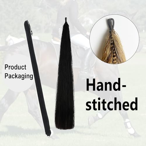 28 30 IN Long 3 (3/8 LB Jet Black - Natural Loop)