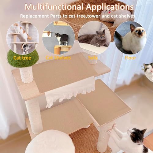 Cat Scratch Couch Furniture Protector (Beige 11.8"X39.4")