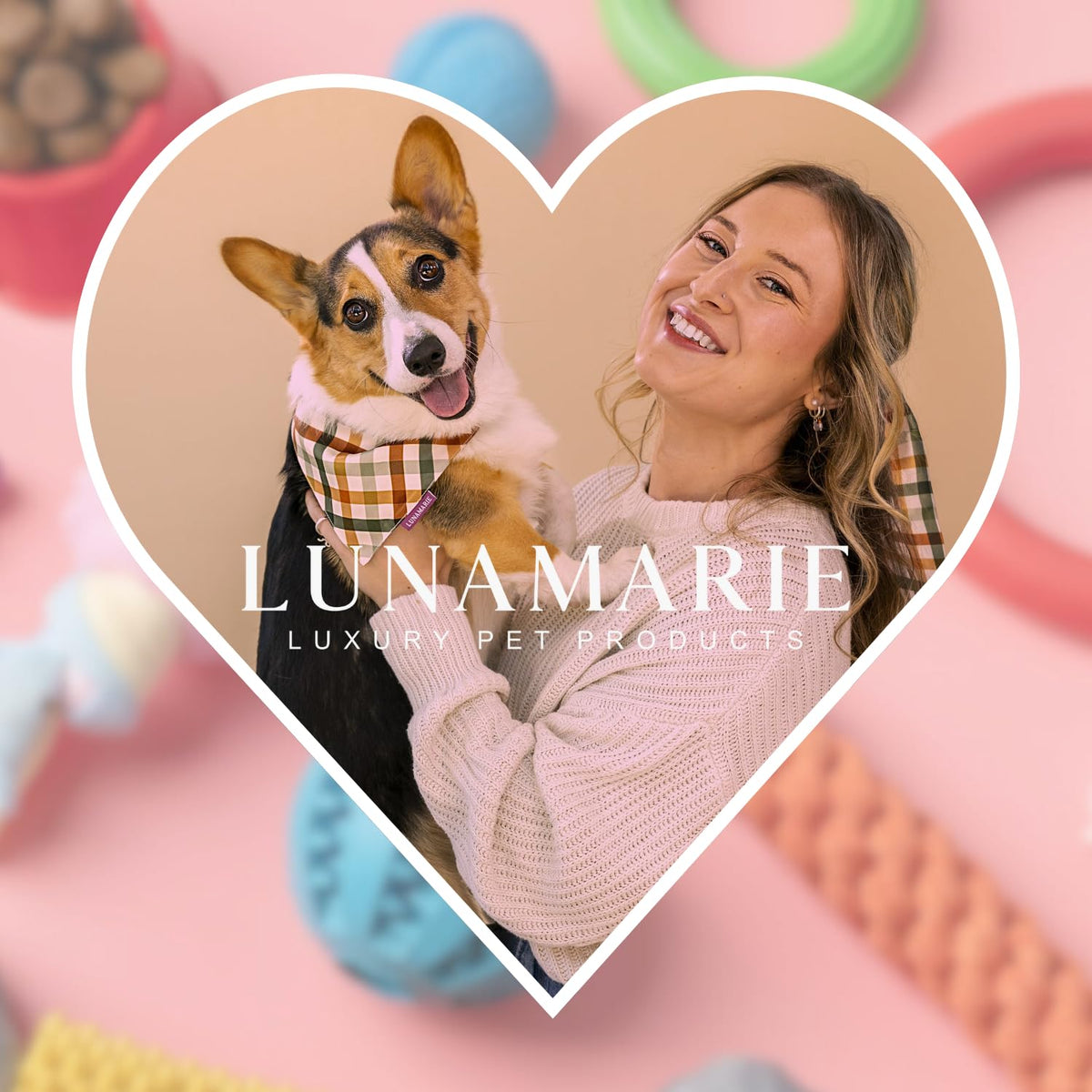Luxury Dog Bandanas (Watermelon / Small)