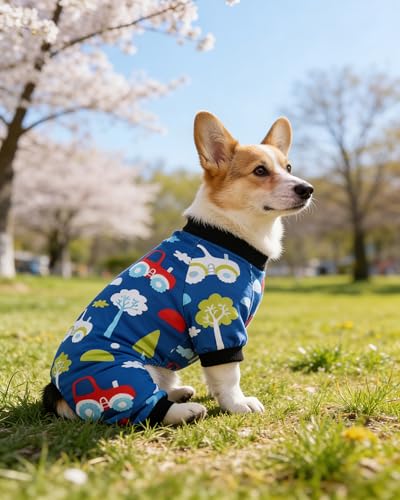 4 Pack Daisy Dog Pajamas for Medium Large Dogs (X-Large)