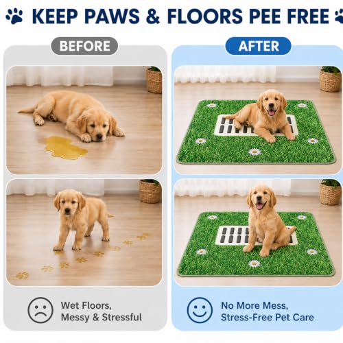 Washable Pee Pads for Dogs (Green / 31*36''-2pcs)