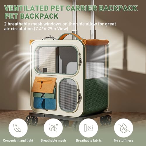Cat Carrier with Wheels