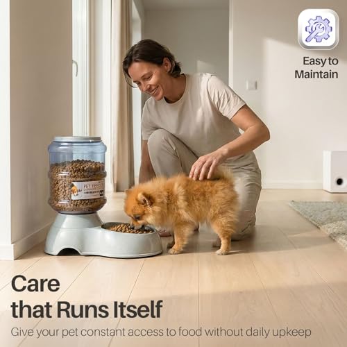 Gravity Pet Feeder (4-6 lb Feeder (1 Gallon) / Feeder)