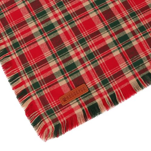 Christmas Dog Bandanas with Tassels Edges (X-Large / Christmas-3)