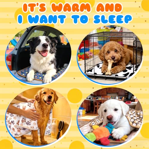 6 Pcs Guinea Pig Bedding Cage Liners Small Animal Flannel Blankets Sleep Mat Absorbent Reusable Pet Pee Bedding Pad Cover for Hamster Ferret Chinchilla Rabbit Hedgehog (16 x 24 Inch)