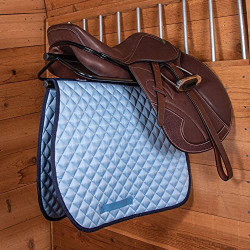 Saddle Rack with Pad Bar for Horse Enthusiast (Portable Rack w/Single Pad Rack / Black)