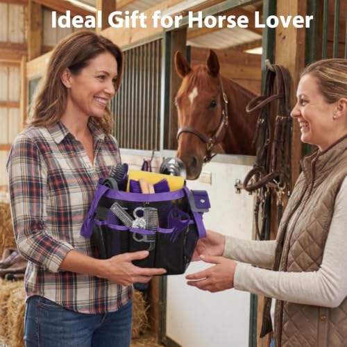 13 Piece Horse Grooming Kit (Purple)