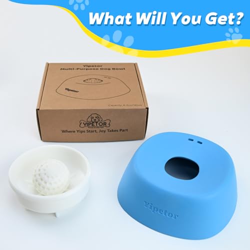 Dog Lick Bowl (blue / Medium)