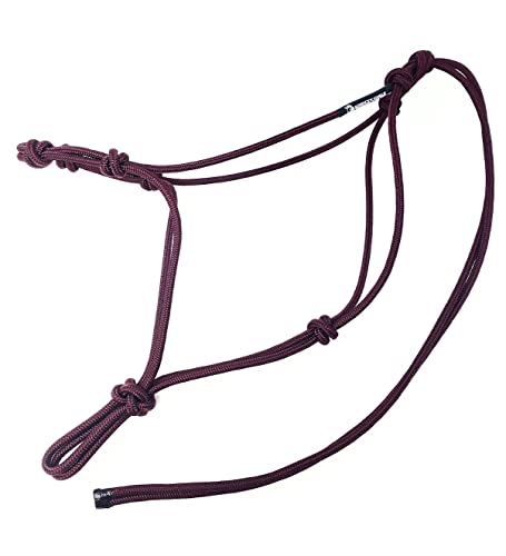 Horse Rope Training Halter (Burgundy / Standard)