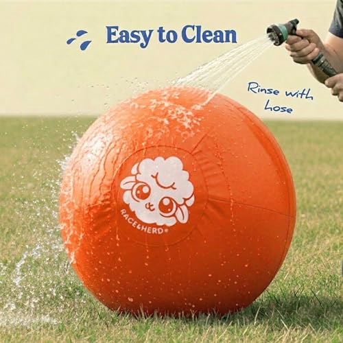 25" Herding Ball for Dogs (Tangerine - L 25" Herding Ball Set / L 25")
