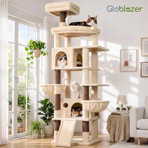 81in Cat Tree for Large Cats (XXL / Beige)