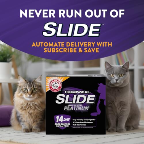 Slide Platinum Easy Clean (Slide- Clumping Cat Litter)