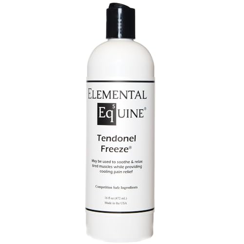 Elemental Equine Tendonel Freeze Liniment Rub for Horses 16oz