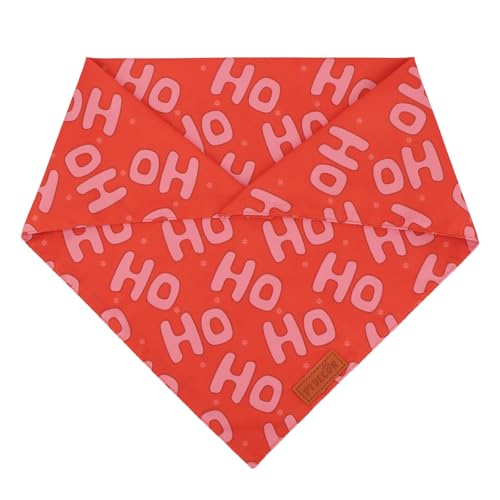 Christmas Dog Bandana (Small / Red and green)