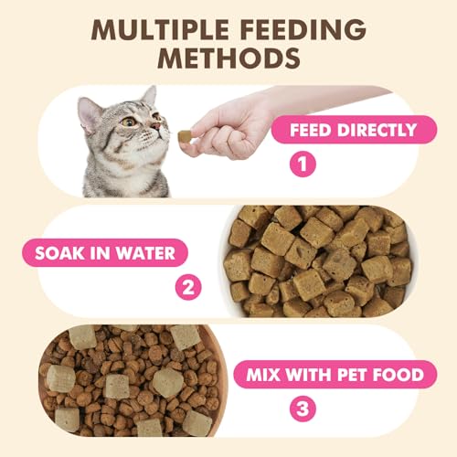 Freeze Dried Chicken Liver Treats for Dogs & Cats (10.6 Ounce (Pack of 1))