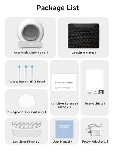 Self Cleaning Litter Box (White)