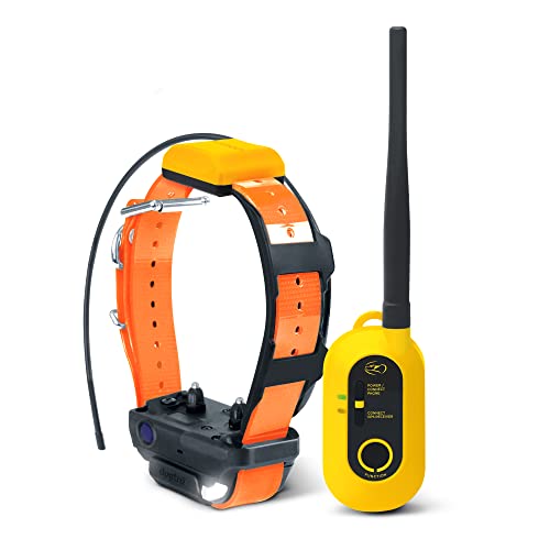 Pathfinder 2 GPS Dog Tracker e Collar 9 Mile Long Range LED Light No Monthly fees Free App Waterproof Smartwatch Control Satellite Real Time Tracking Multiple Dogs Smartphone Required (Pathfinder 2 / 35 lbs and up)