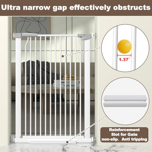 41" Extra Tall and Wide Baby Gate (65.8-68.5''W)