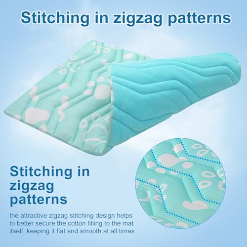 Cooling Mat for XLarge Dogs (Aqua Blue / 59.0"L x 40.0"W x 1.0"Th(XL))