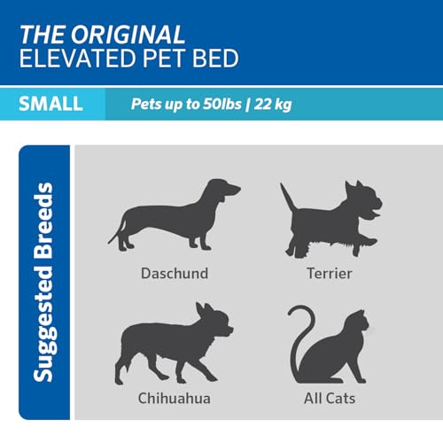 The Original Cooling Elevated Pet Bed (Small Dog Bed / Brunswick Green (Pack of 1))