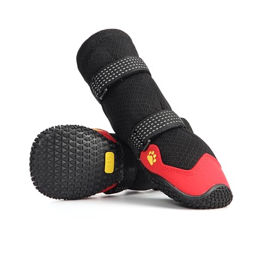 Dog Shoes for Hot Pavement Anti (Size 6: 2.55''x2.36''(L*W))