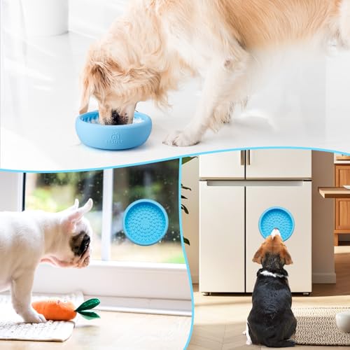 Dog Lick Bowl (Large / Light blue)