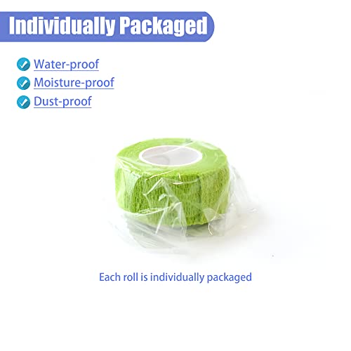2 Inches Self Adhesive Bandage Wrap (1 Inch / Grass Green)