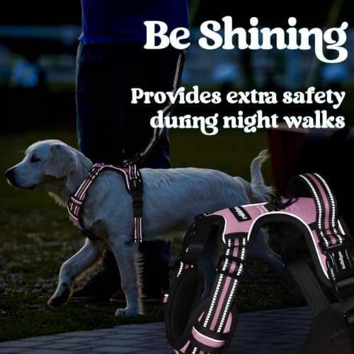 Dog Harness for Large (Large / Pink)