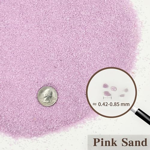 Pink Sand 10 lbs Decorative Aquariums Sand (Pink / 10 LB)
