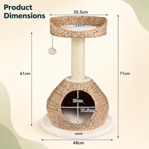 28 inch Modern Cat Tree (28 inches / Beige)