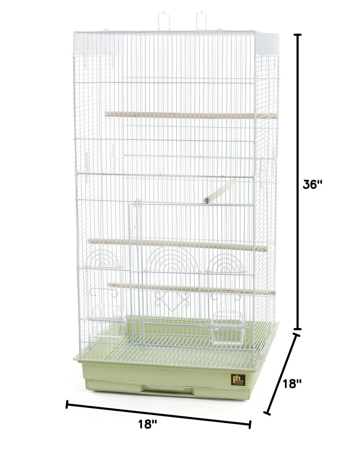 SPECONO1818H SG Tall Tiel Cage (Sage Green)