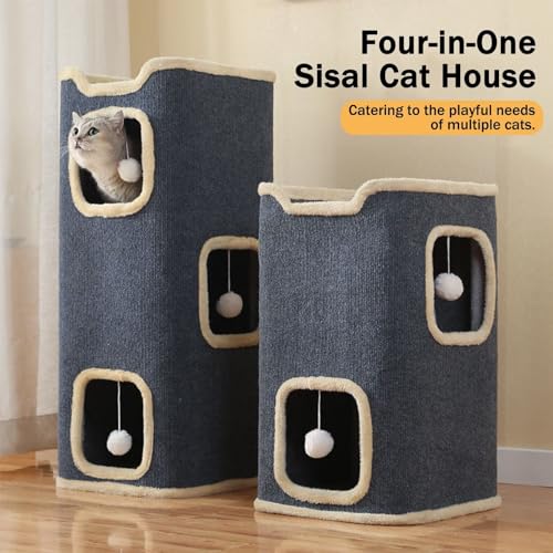 Cat House for Indoor Cat Beds (1-Level)