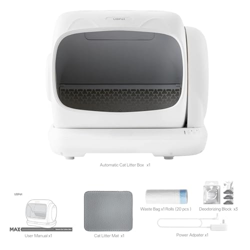 XXXL Self Cleaning Litter Box (White-C41)