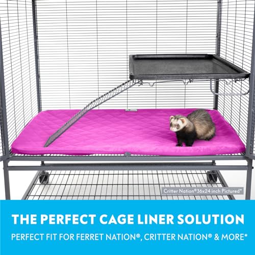 Fitted Fleece Bottom Pan Liner (Pink / Bottom Pan Liner)