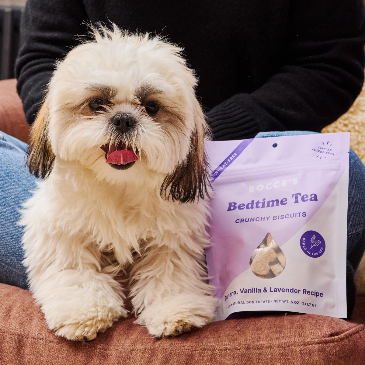 Bedtime Tea Biscuit Dog Treat + Calming Supplement Bundle