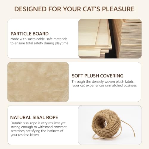Cat Wall Furniture (Green / 16 Piece Set)