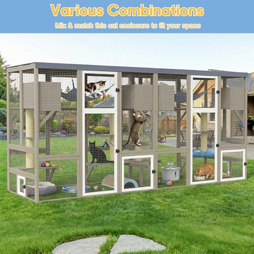 Catio Outdoor Cat Enclosure (61.5"L x 34"W x 57.5"H)