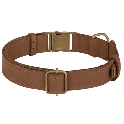 AirTag Dog Collar (Tawny / S, 12"-15" Neck Fit)