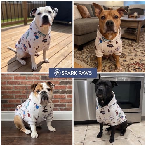 Dog Hoodie Buttery (USA Grey / 5XL)