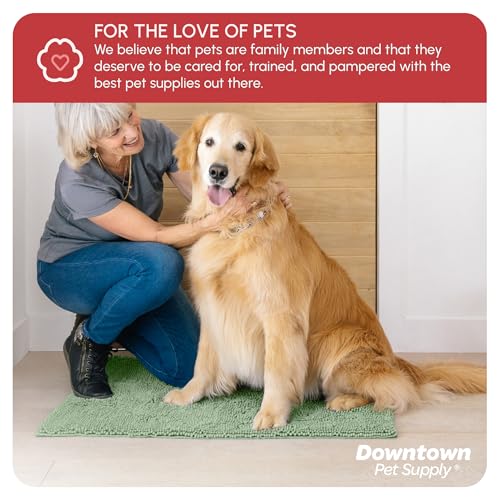 Dog Mud Mat 36" x 26" Sage (36" x 26" / Sage)