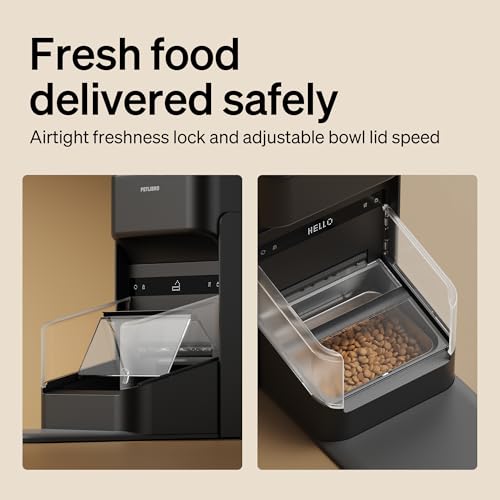RFID Automatic Cat Feeders for 3 Cats (Black / 3L*3 Packs)