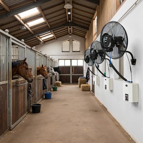 20inch Wall Mount Misting Fan with BLDC Motor