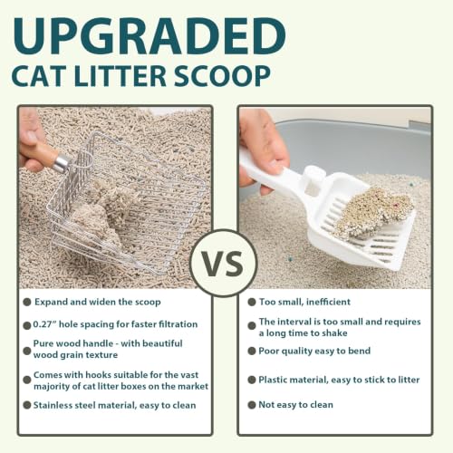 Cat Litter Scoop (5.6"Handle)