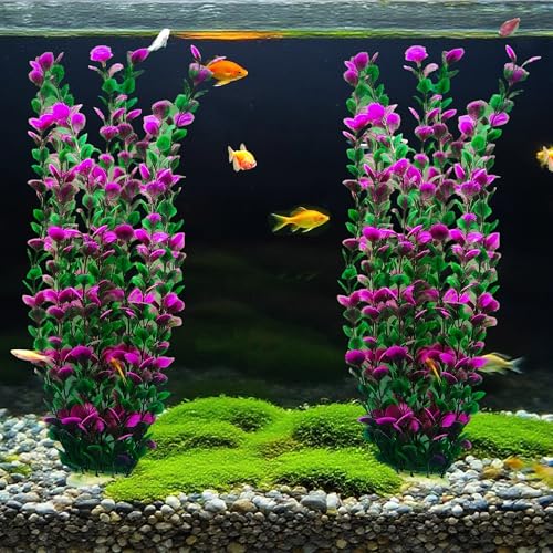 20.47 Inch Tall Aquarium Plants (Purple (Style C))