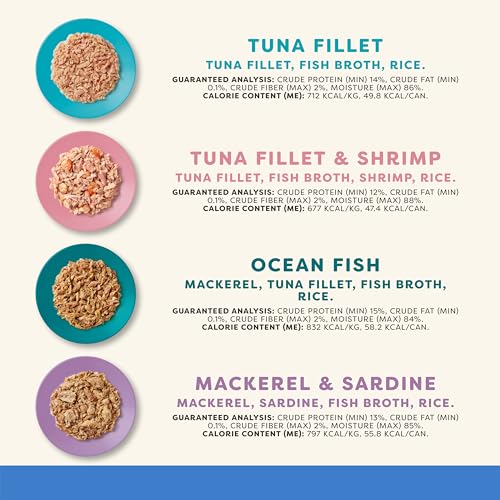 Fish Variety in Broth Wet Cat Food (2.47 Ounce (Pack of 24))