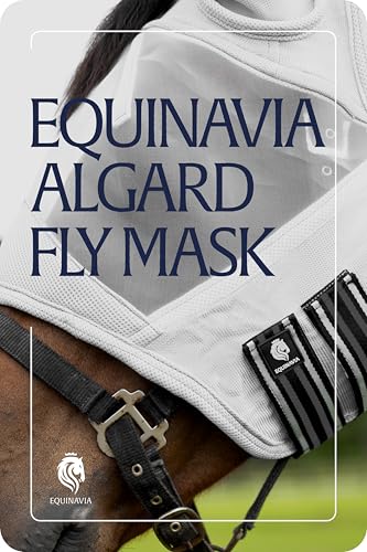 Algard Soft Mesh Horse Fly Mask with Ears (Silver / Warmblood)